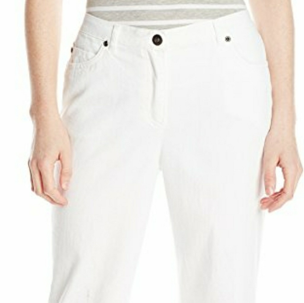 Ruby Rd Petite Classic Flat Front Jeans